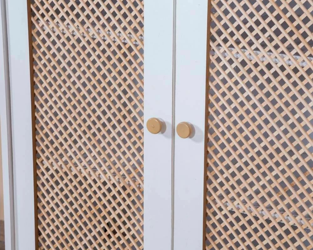 Komodë anësore Skye Decor, ngjyrë e bardhë, lisi