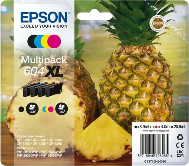 Toner Epson 604XL, Multipack, 4 ngjyra, XL