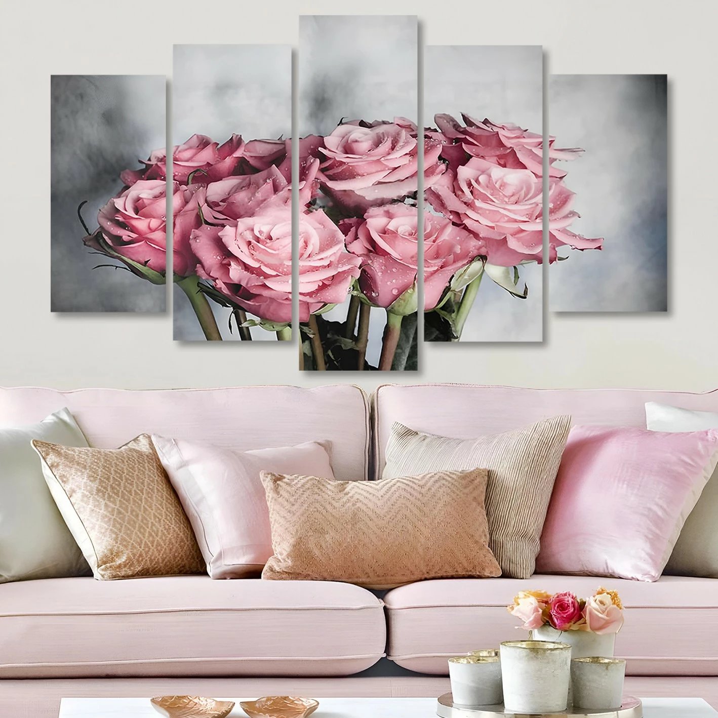 Pikturë dekorative MDF, 5 pjesë, Wallity, 5MDF4522_60100, 100x60cm