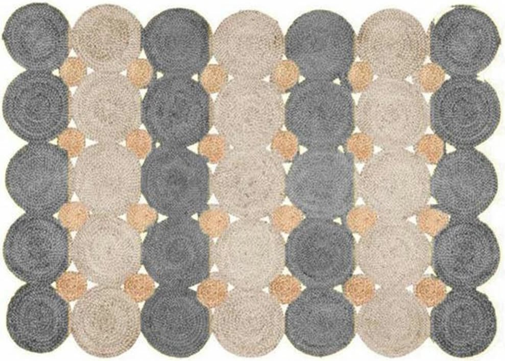 Qilim Sand 2 për korridor, jute, gri-natyrale, 70x140