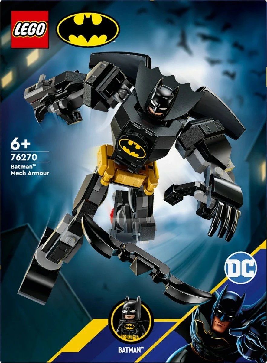 Set LEGO Batman Super Heroes 76270, Mechanical Batman Armor, 140 pjesë