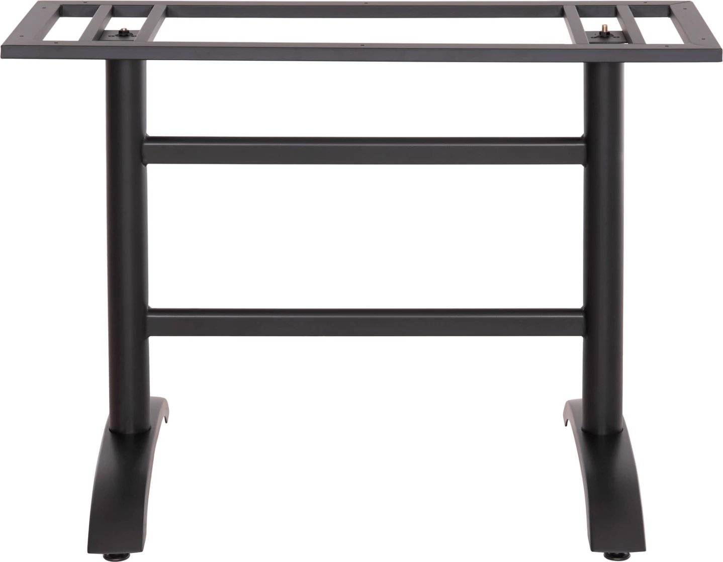 Bazë për tavolinë metalike, ngjyrë e zezë mat, FH468.11, me rregullues lartësie, 100x40x73 cm