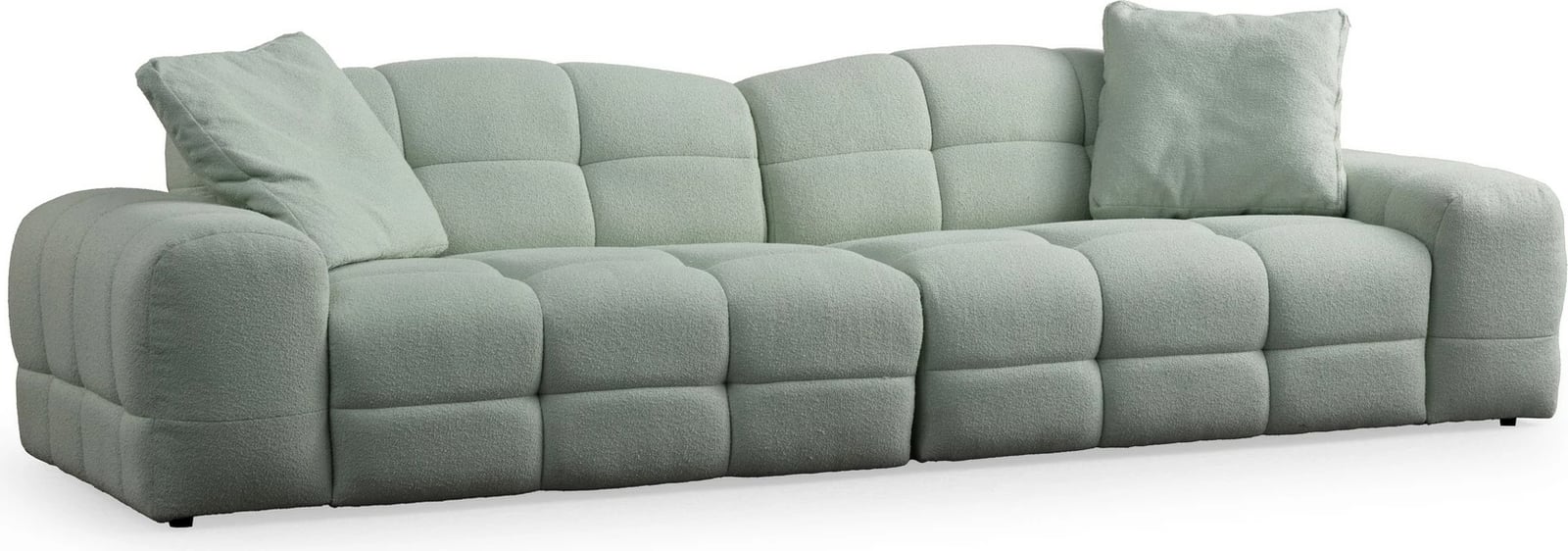 Divan treshe Pescara Lounge, ngjyrë jeshile e çelët, Atelier del Sofa