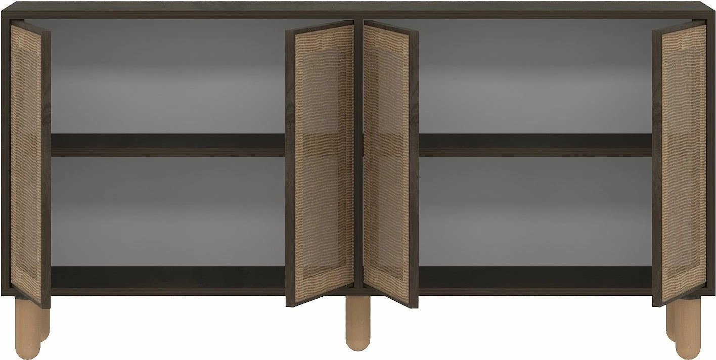 Konsol Leıla, ngjyrë arre, Skye Decor