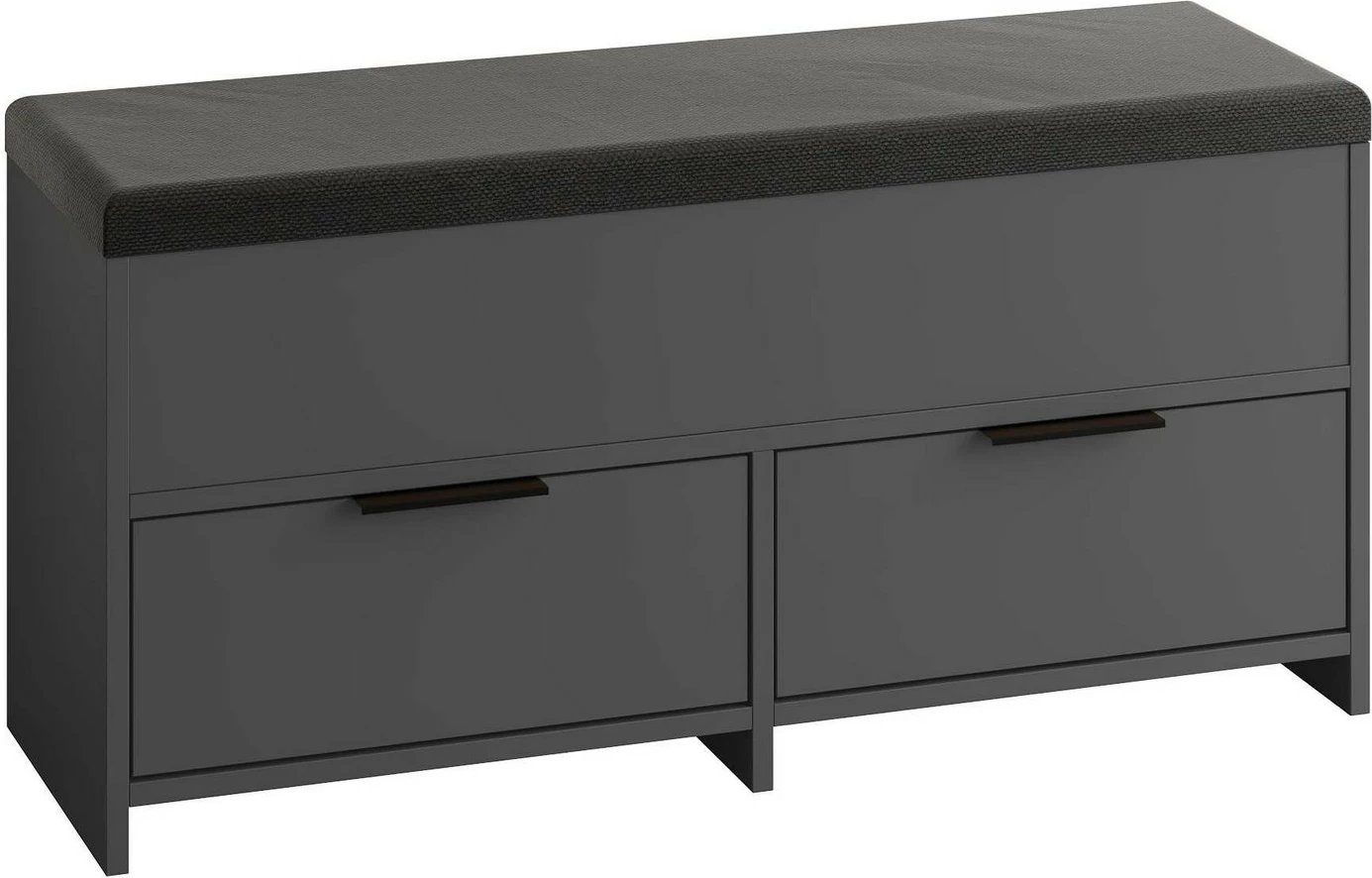 Dollap këpucësh Skye Decor, stol për këpucë Cove, antracit