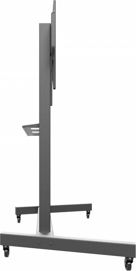 Karrocë për TV/monitor Edbak TR19, për ekrane 55-110 inç, çelik, e zezë