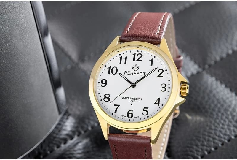 Orë dore për meshkuj PERFECT, e zezë