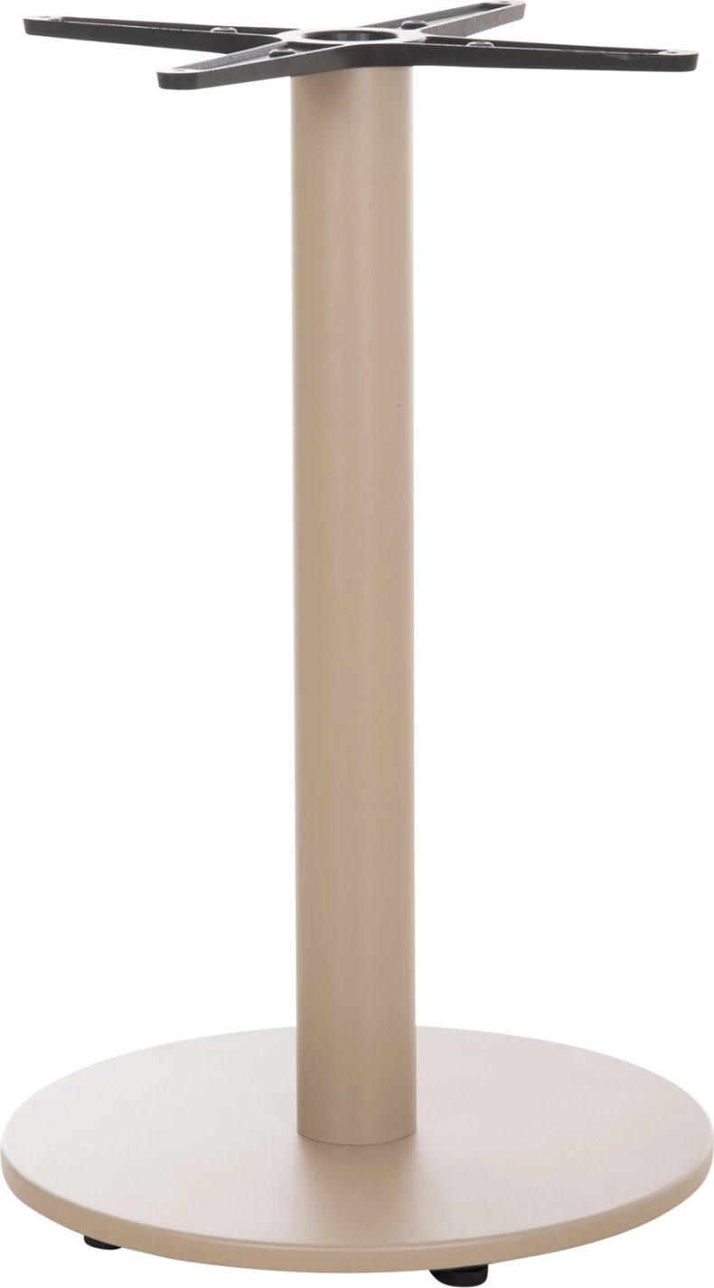 Baza e rrumbullakët për tavolinë, alumin, ngjyrë kapuçino, FH476.25, 45x72cm