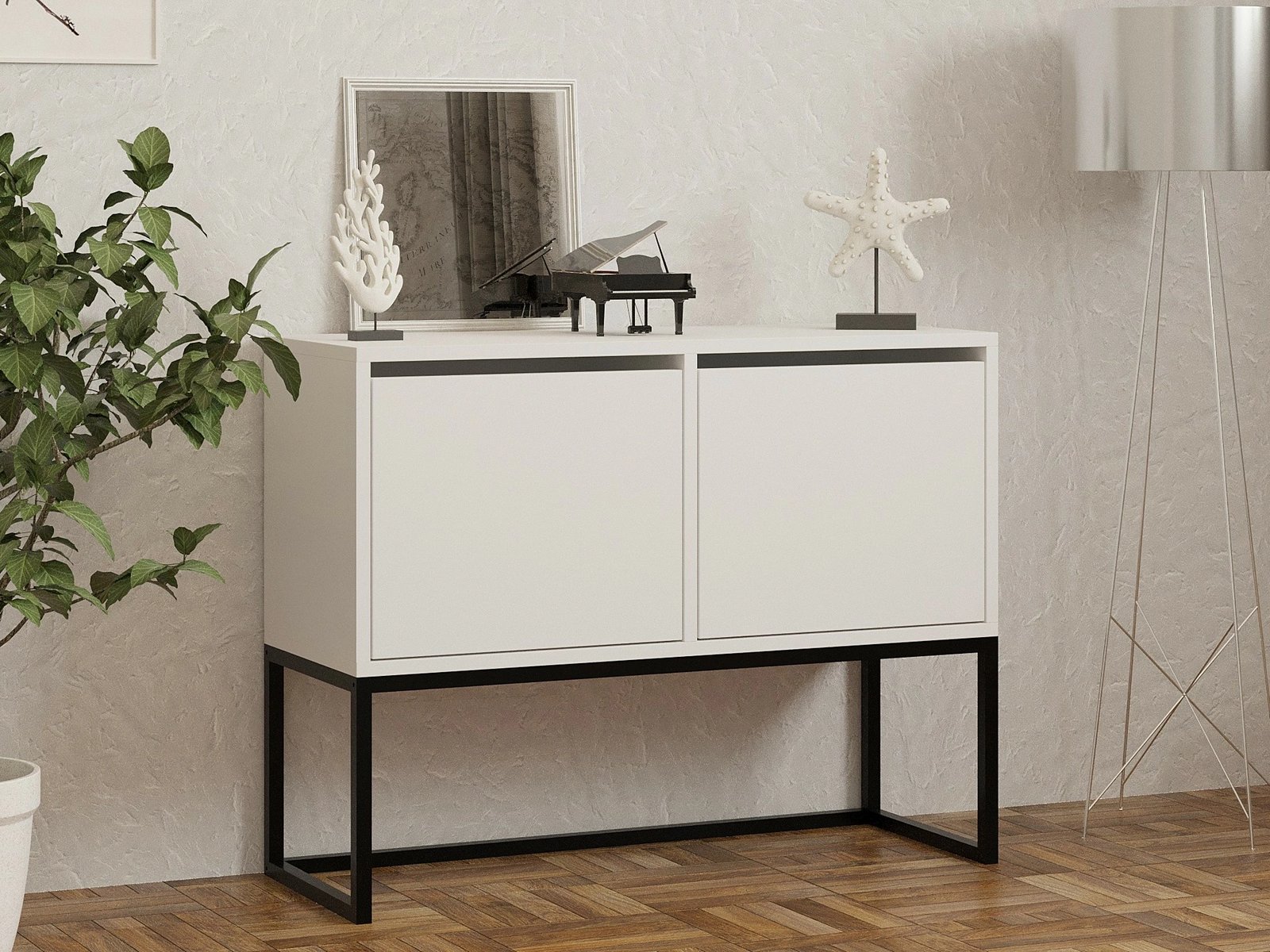 Konsolë Hanah Home, Zermat, e bardhë