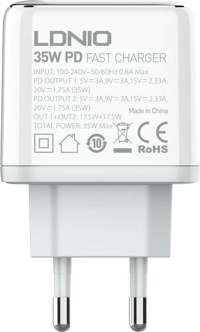 Karikues LDNIO A2528C (Bardhë)