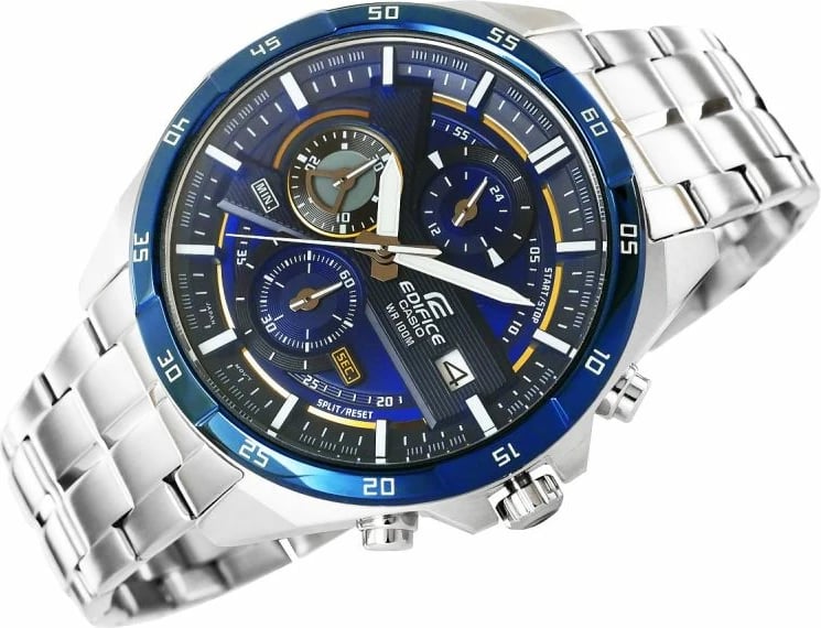 Orë dore për meshkuj Casio, silver-blue