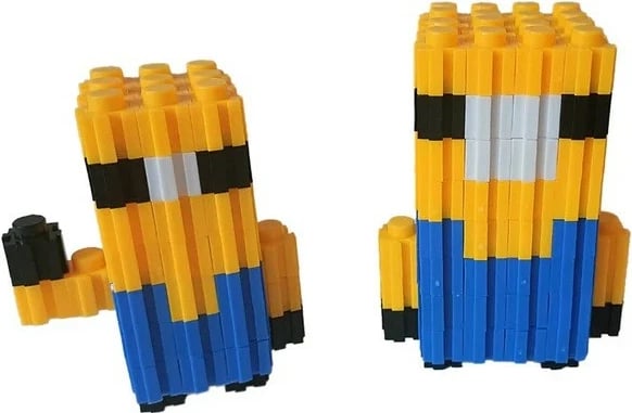 Set blloqesh ndërtimi plastike ASKATO Small Geniuses Blocks, 310 pjesë, shumëngjyrëshe