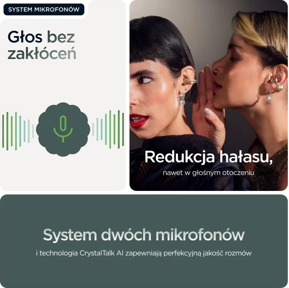 Kufje Motorola moto buds loop, wireless, ear-hook, Bluetooth, e gjelbër