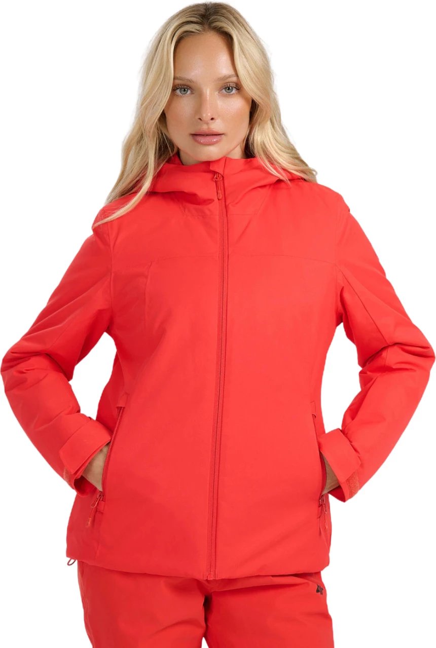 Jakne skijimi për femra 4F, e kuqe