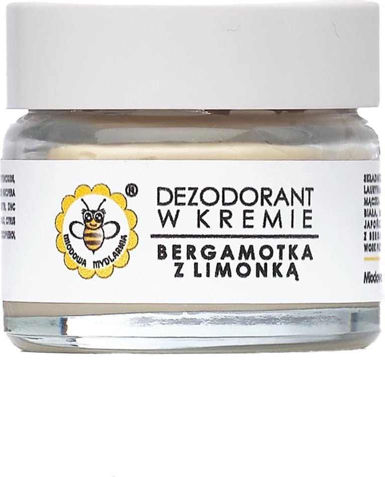 Deodorant krem Miodowa Mydlarnia Bergamot dhe Lime 20g