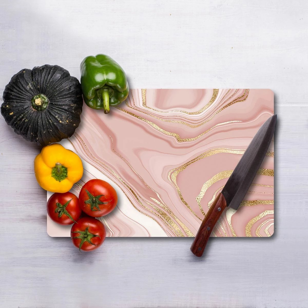 Dërrasë prerëse Hermia, qelq i temperuar, shumëngjyrëshe, Ckt1-3040, 30x40cm Dërrasë prerëse Hermia, qelq i temperuar, shumëngjyrëshe, Ckt1-3040, 30x40cm