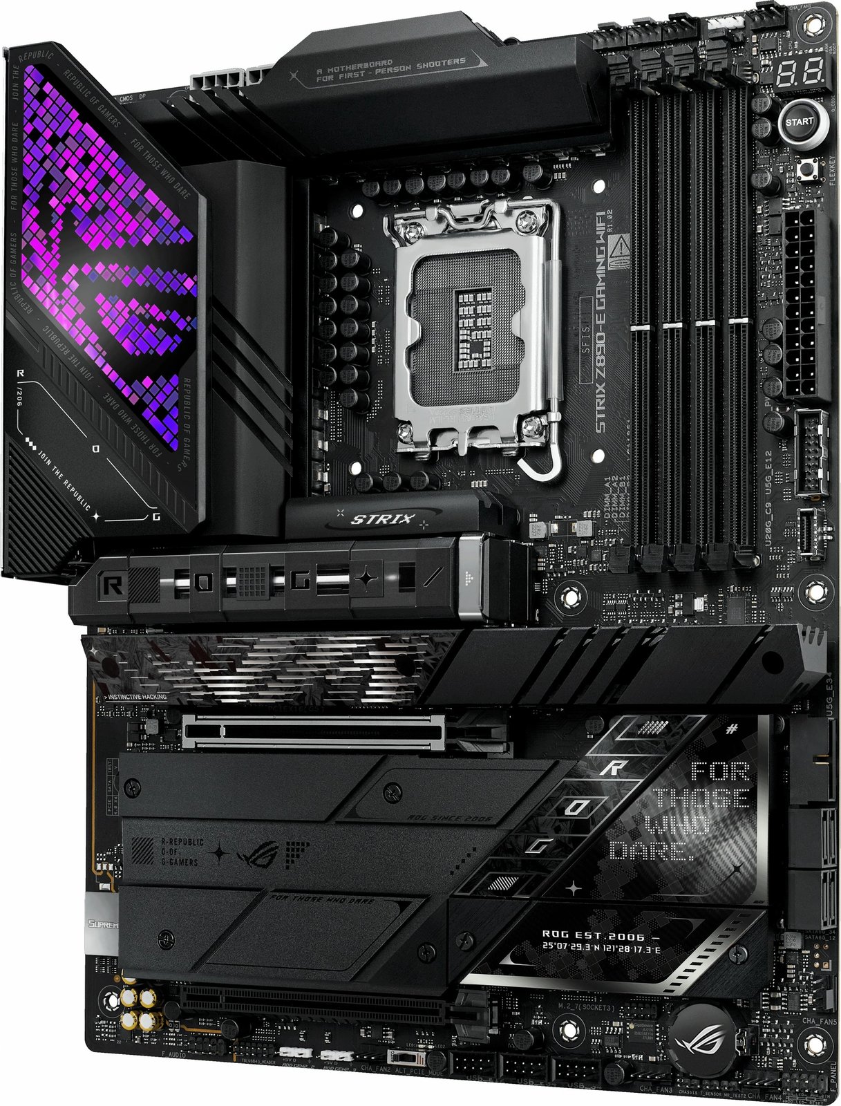 Pllakë amë ASUS ROG STRIX Z890-E GAMING WIFI, Intel, LGA 1851, DDR5, 192 GB