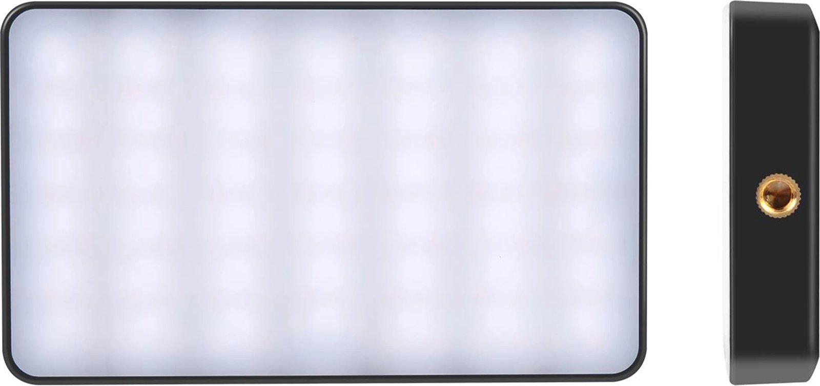 Lampë LED fotografike xhep, Puluz, PU658B, RGB 2500-9000K, 3000 mAh, 8 W, e zezë