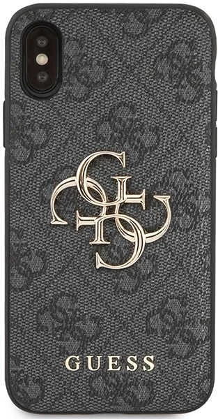 Mbështjellës Guess 4G Big Metal Logo për iPhone X/XS, Gri