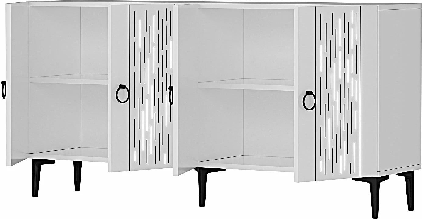 Konsolë Skye Decor, Rain 150, e bardhë