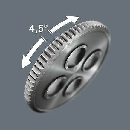 Ratcheter dore Wera 1/4" me Rapidaptor, e zezë/gjelbër