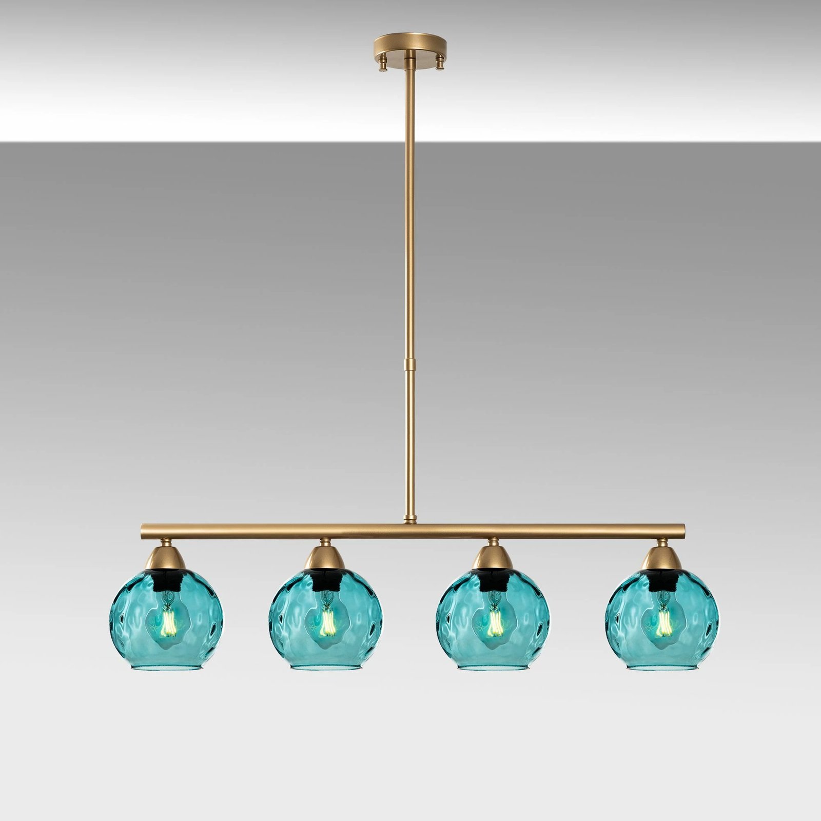 Llambadar Opviq, Benek - 15 - 14442, ngjyrë kaltër dhe ari