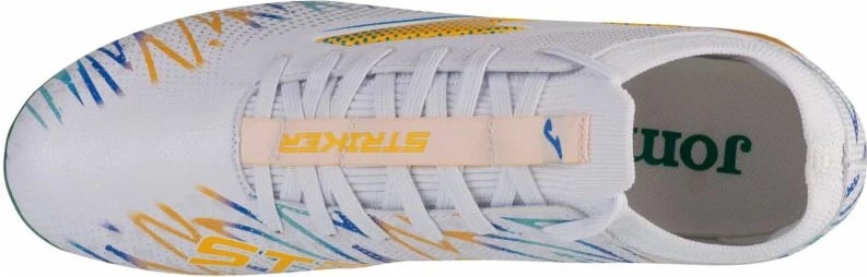 Atlete futbolli Joma për meshkuj, të bardha dhe të arta