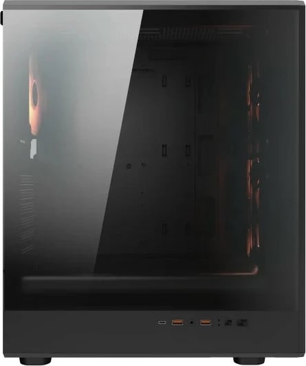 Kasë Cougar Airface Pure PRO midi, ARGB, e zezë