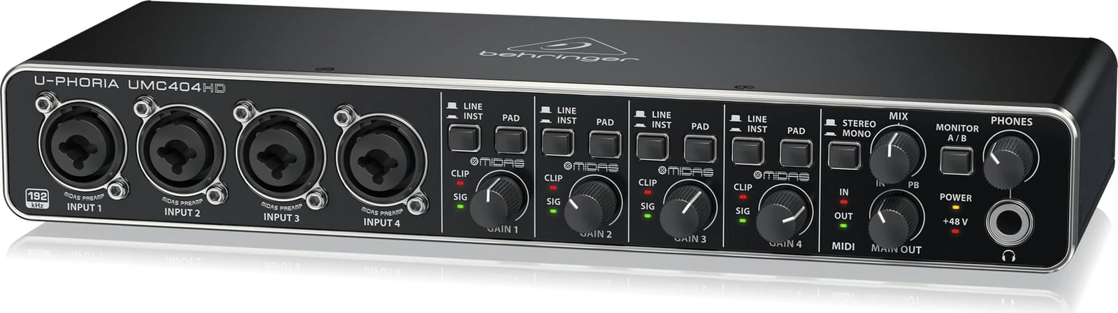 Interfejs audio Behringer UMC404HD, i zi