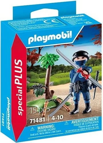 Figurë aksioni Playmobil Special Plus 71481 Ninja me armë, set 15 copë