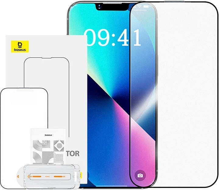 Xham i temperuar Baseus Crystalline Anti-Glare për iPhone 12 Pro Max, Transparent