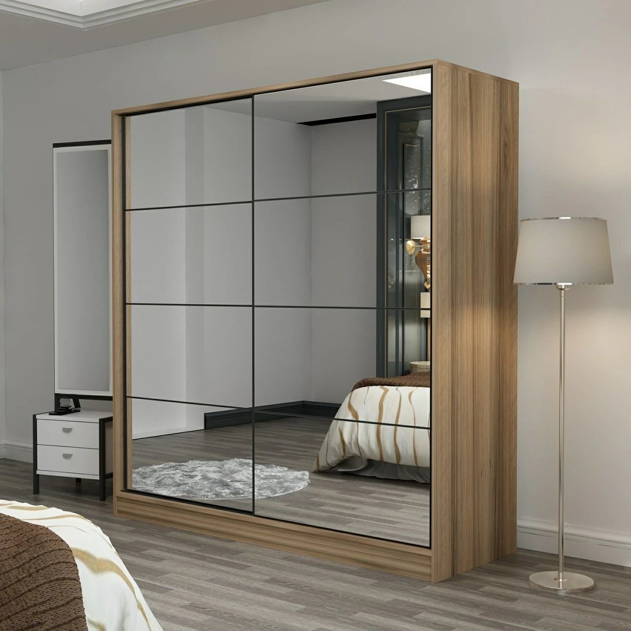 Dollap Hanah Home, Kale, dore, 180x210x52cm