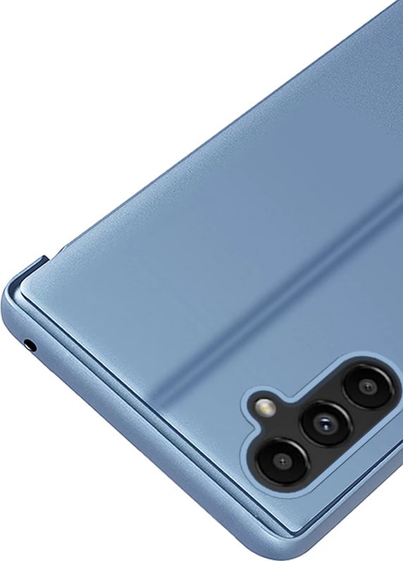 Mbështjellës Hurtel Clear View Case për Samsung Galaxy A14, i zi