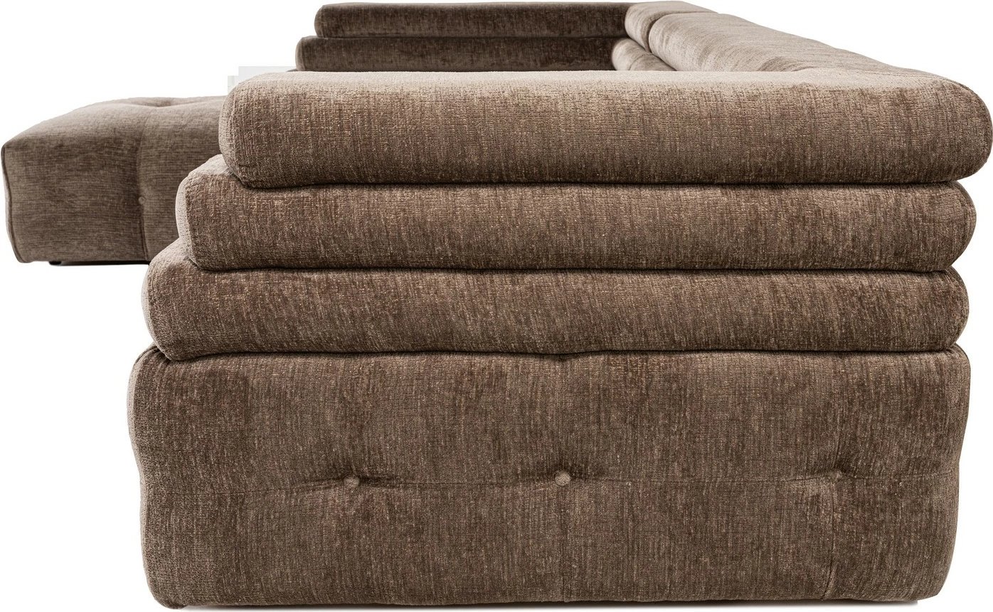 Kënd-sofë Boston, kënd majtas, gri, Atelier del Sofa (Chl-2R)