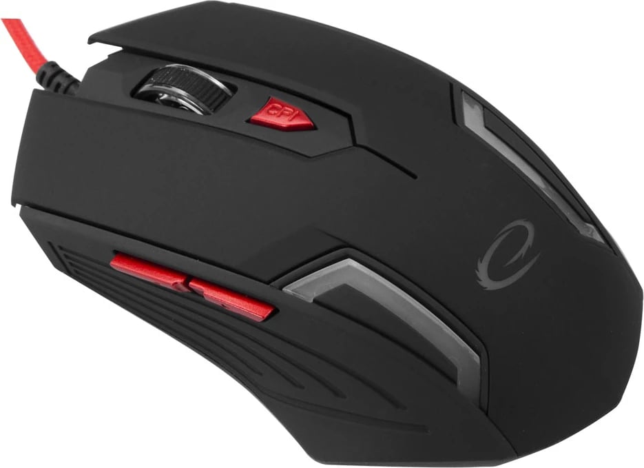 MOUSE GAMING ESPERANZA FIGHTER MX-205 | 6D 2400DPI  BLACK/RED EGM205R