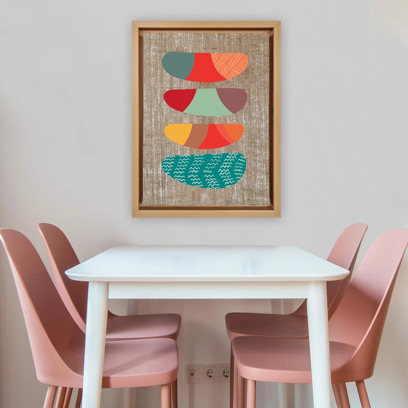 Pikturë dekorative në kanavacë, shumëngjyrëshe, Wallity, LNJ41761352961, 36x46 cm