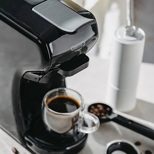 Makineri espresso multi-kapsula, Adler CR 4414bb, pompë 19 bar, 0.6L, 1450W, e zezë