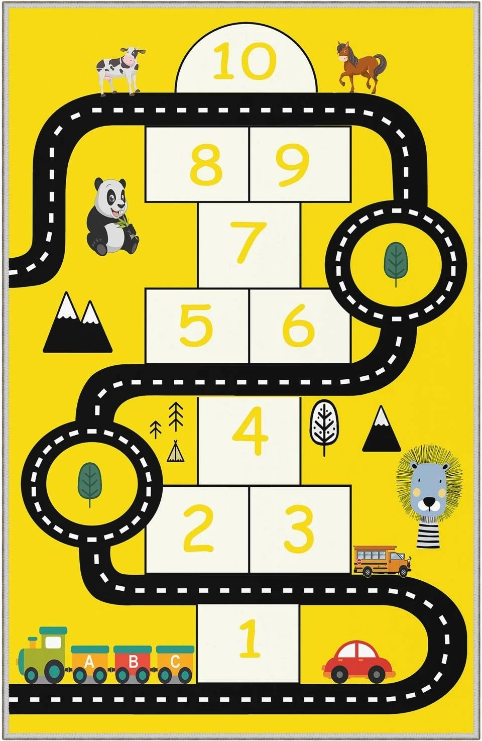 Qilim për fëmijë, shumëngjyrësh, Conceptum Hypnose, HMNT472, 60x100cm