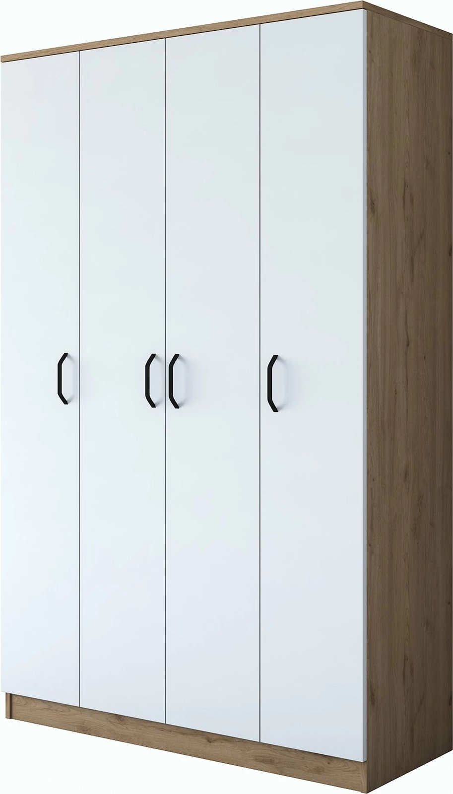 Dollap Hanah Home, ngjyrë arr dhe e bardhë, BA116 - 2247