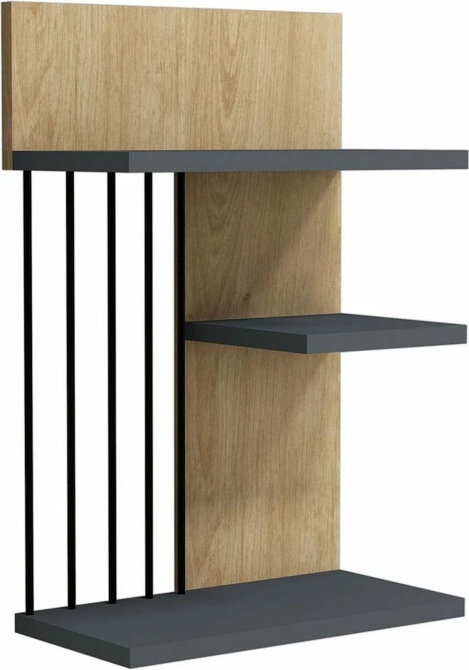 Raft muri Hanah Home, Nezma - ngjyrë safir, antracit