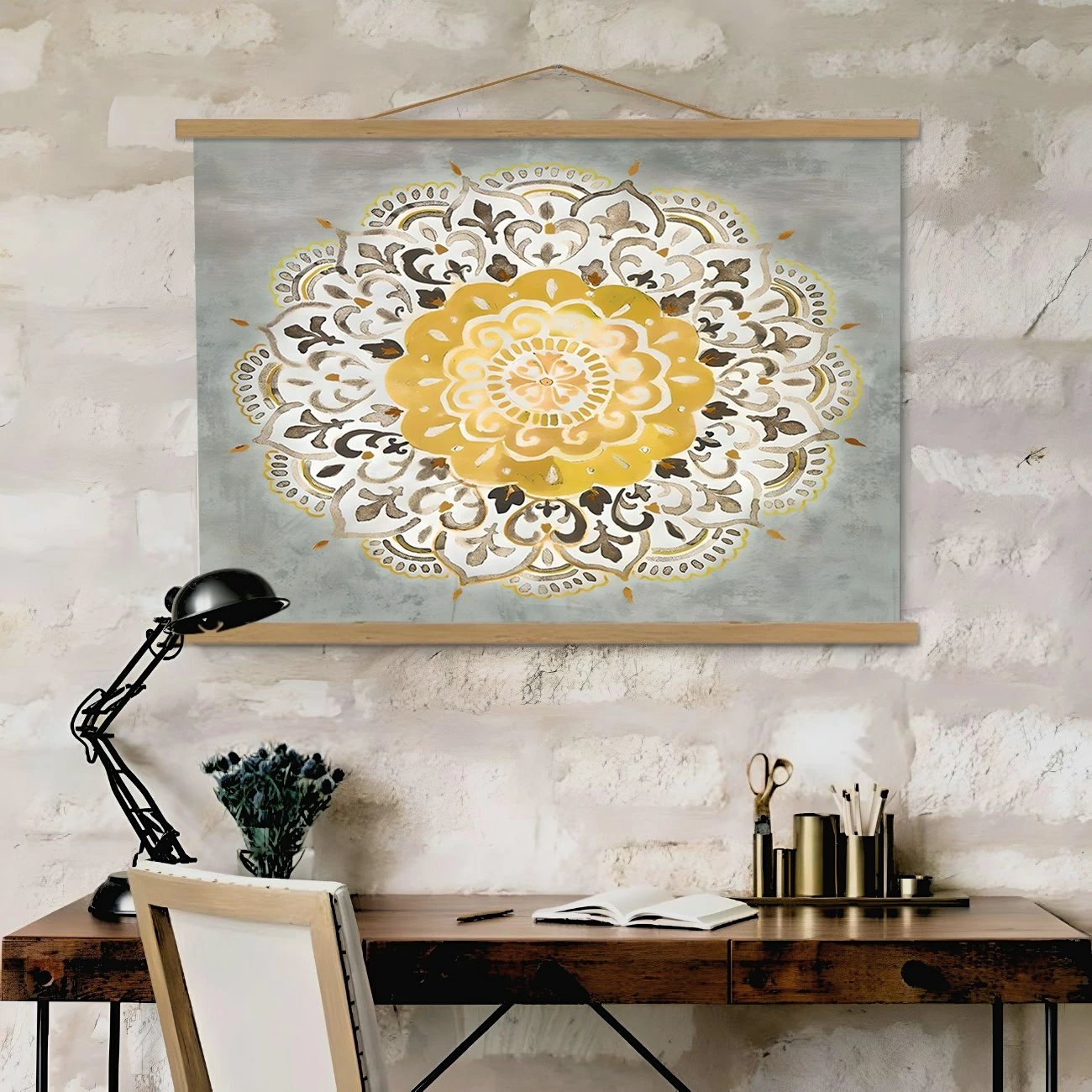 Pikturë dekorative me kornizë, Wallity, MRG29, shumëngjyrëshe, 50x70cm