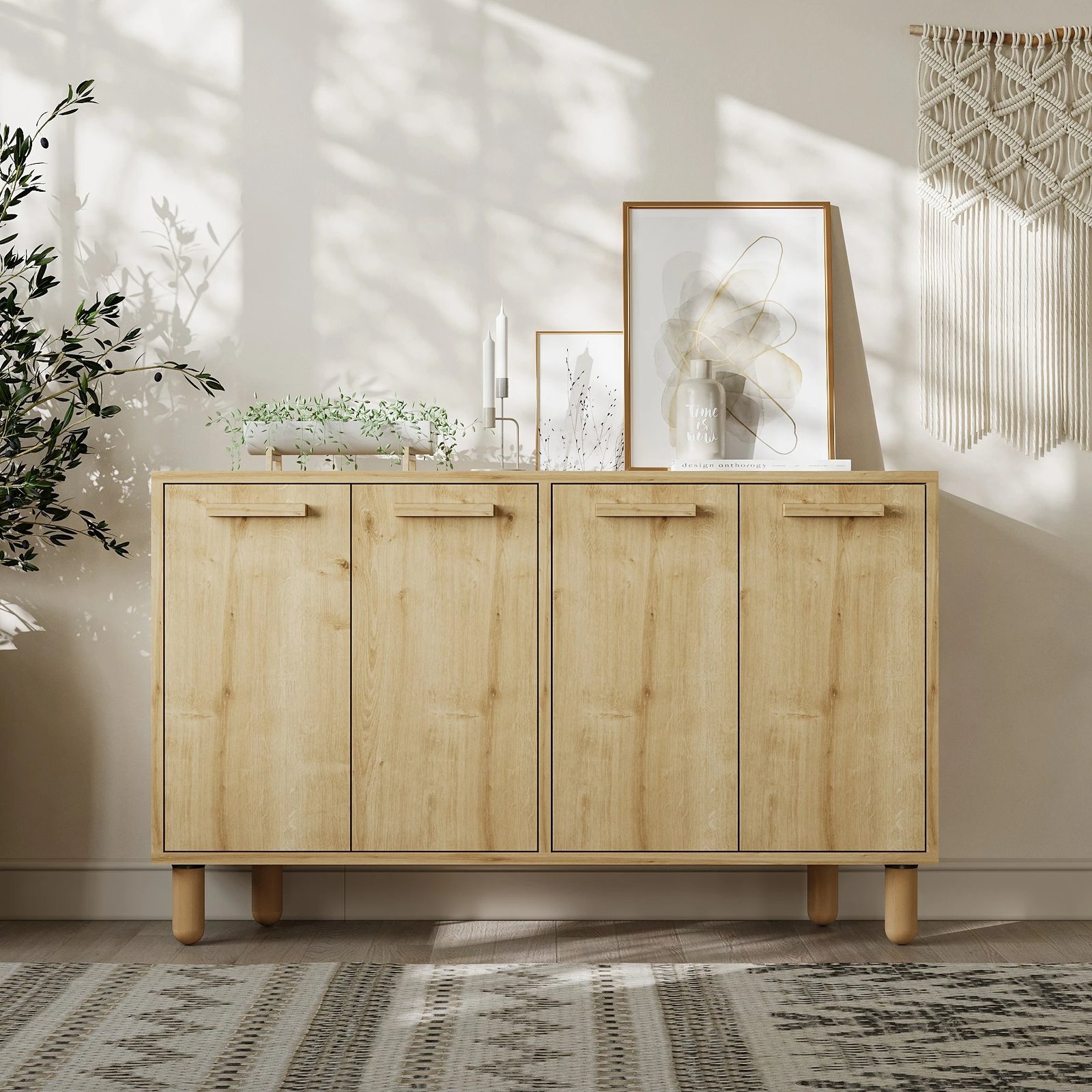 Konsol Skye Decor, ngjyrë lisi Sapphire Oak, Venedik