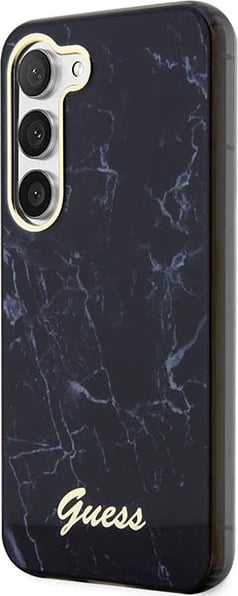 Mbështjellës Guess GUHCS23SPCUMAK për Samsung Galaxy S23, hardcase, i zi Mbështjellës Guess GUHCS23SPCUMAK për Samsung Galaxy S23, hardcase, i zi