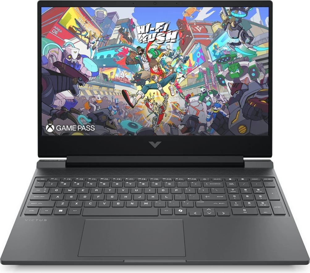 Laptop gaming HP Victus 15-fa2243nw, Intel Core i5-13420H, 16GB RAM, 512GB SSD, RTX 4050, 15.6" FHD, Gri