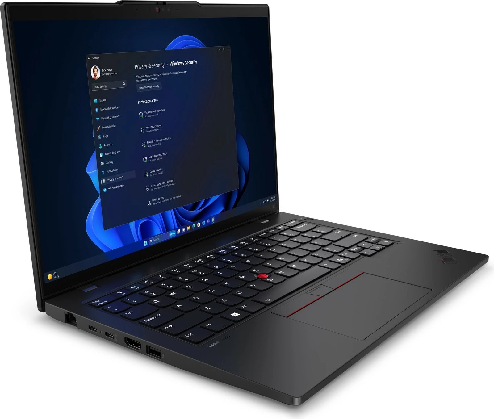 Laptop Lenovo ThinkPad L14 Gen 5, AMD Ryzen 7 PRO, 16 GB RAM, 512 GB SSD, E zezë