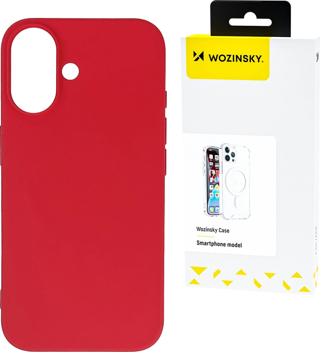 Mbështjellës silikon për celular Wozinsky, Samsung Galaxy S25+, Kuq