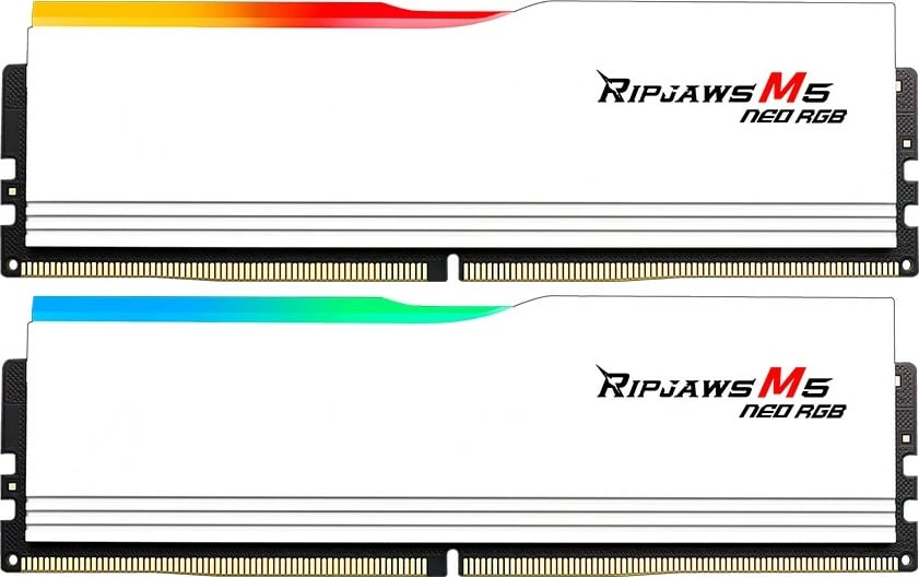 RAM Memorje G.Skill Ripjaws M5 Neo RGB 64GB (2x32GB) 6000MHz bardhë
