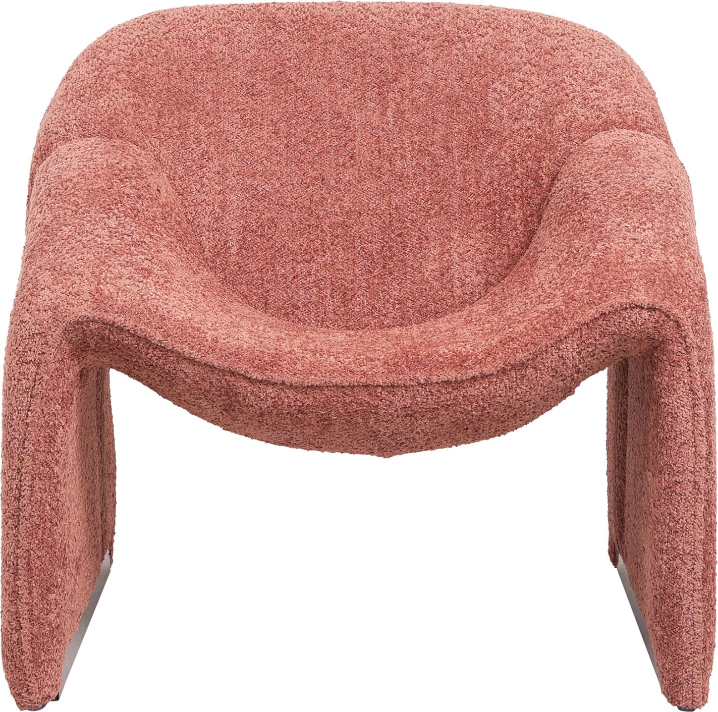 Karrige SPINER FH9599.02, pëlhurë boucle rozë, 81x64x74H cm
