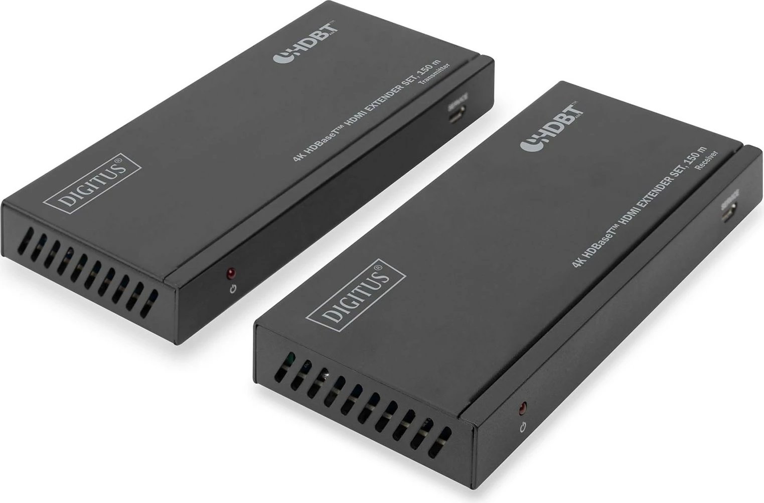 Set transmetues & pranues AV Digitus DS-55508, 4K HDBaseT, 150m, i zi