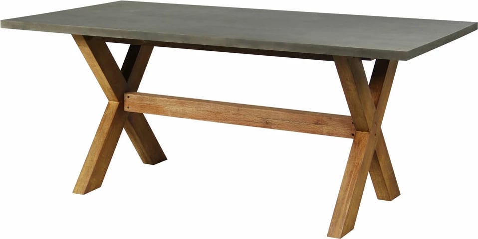 Tavolinë Caldera, çimento, 220x100x74.5